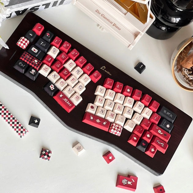 Alice in Wonderland Keycap Set, Cherry Profile, PBT Dye Sub Key Cap