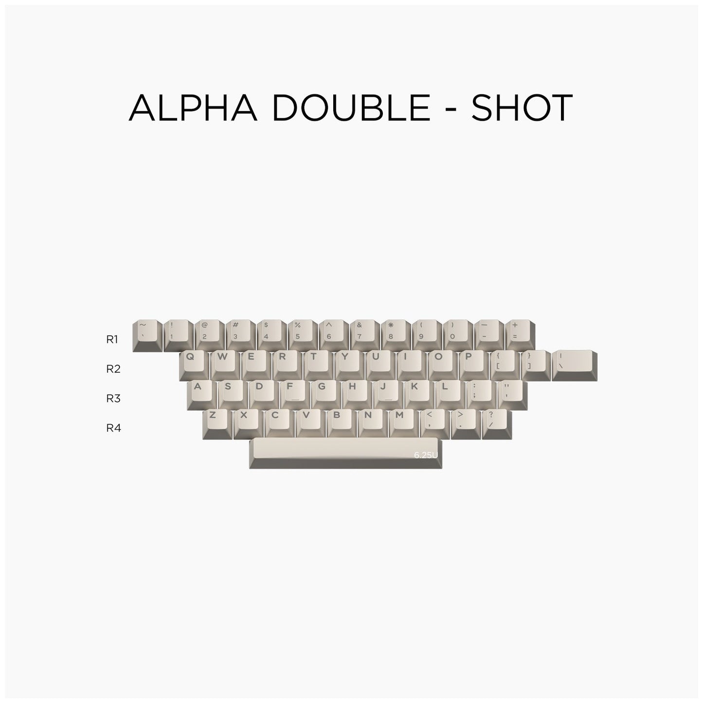 Domikey Astronaut Keycap Set, Cherry Profile, Double Shot ABS Key Cap