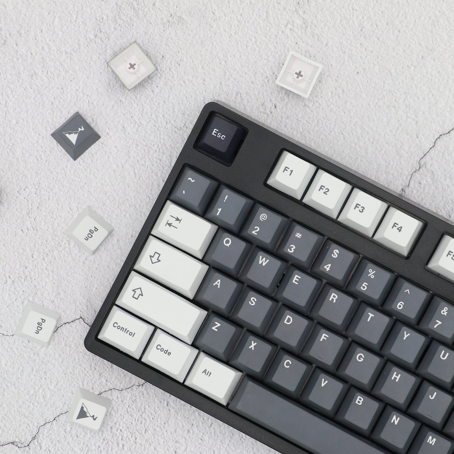 Ashes Keycap Set, Cherry Profile, Dye Sub PBT Key Cap