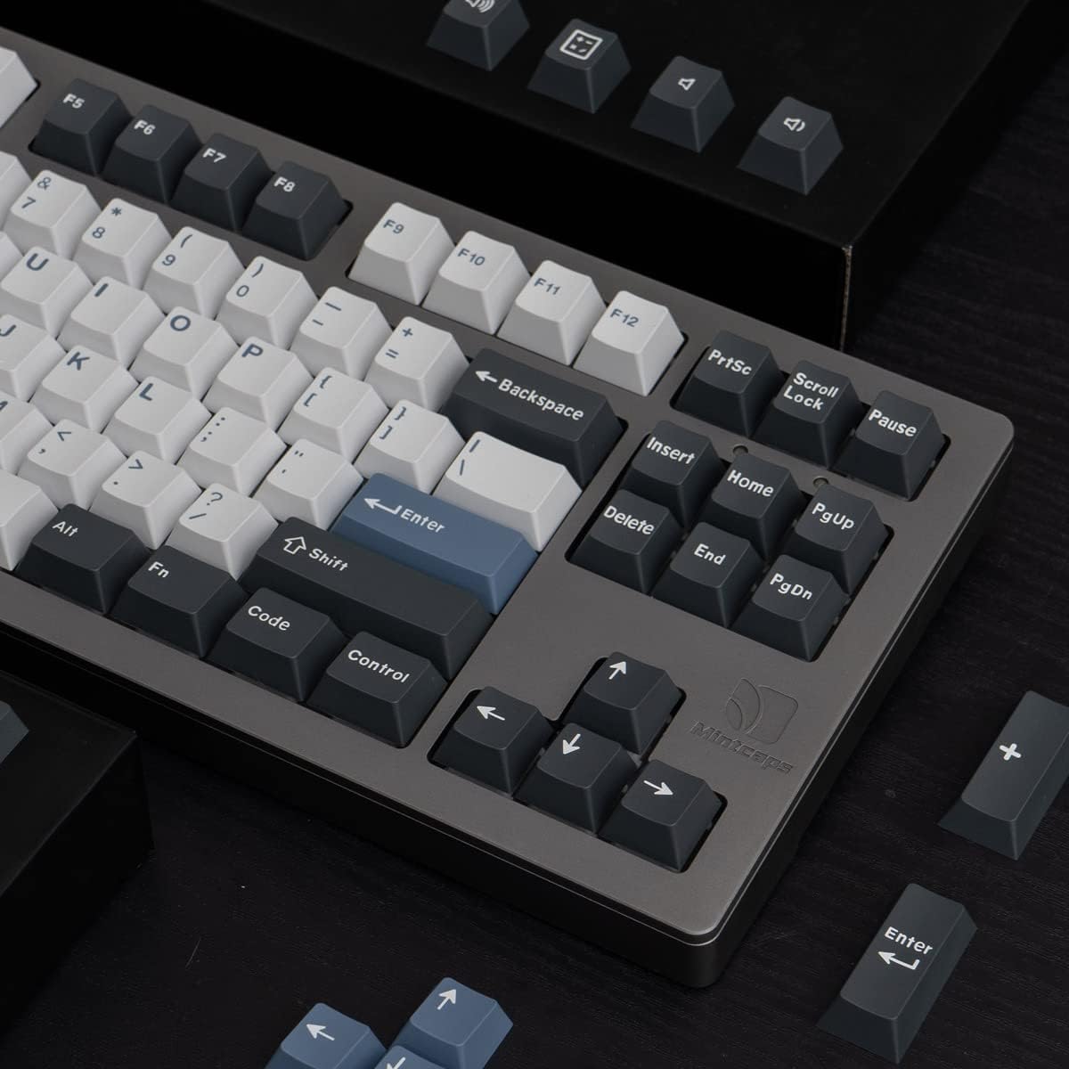 GMK Arctic Keycap Set, Cherry Profile, Double Shot PBT Key Cap