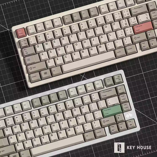 Keyhouse 9009 Retro Keycap Set, Cherry Profile, Dye Sub PBT Key Cap