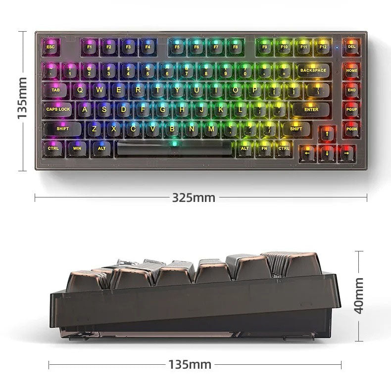 Xinmeng X75 Transparent Mechanical Keyboard