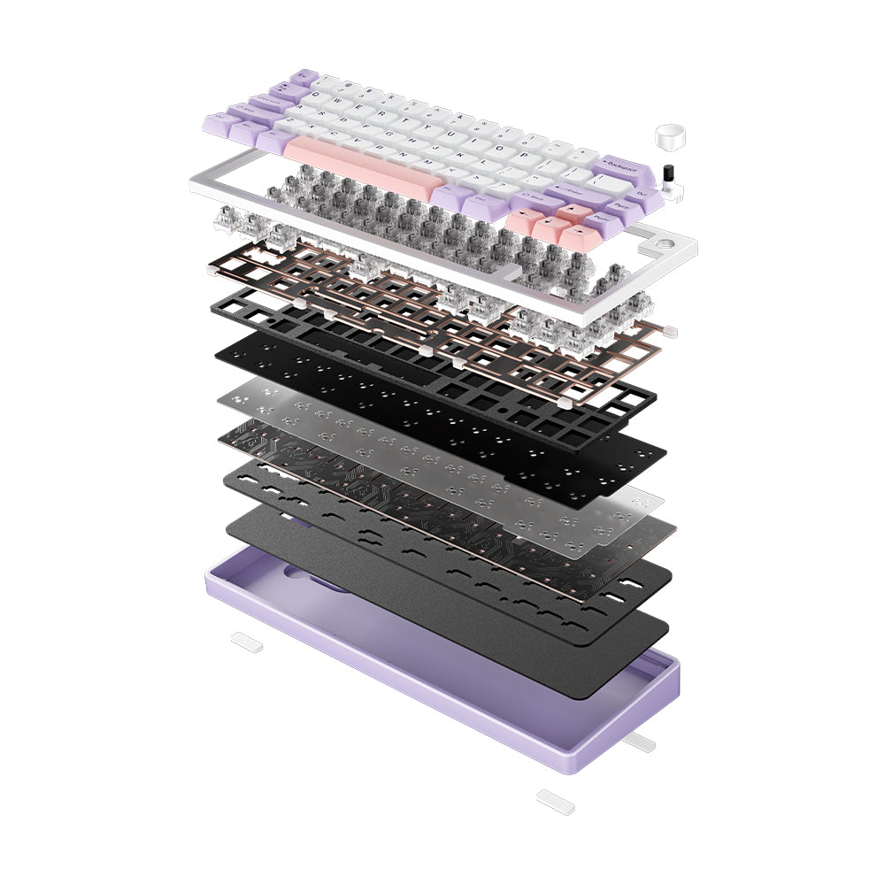 LV67 Aluminum Gasket Mechanical Keyboard Barebone