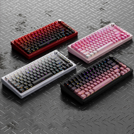 HJS AL75 V2 Aluminum Mechanical Wireless Keyboard Barebone