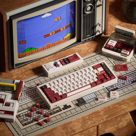 80Retros Retro FC1983 Keycap Set, Cherry Profile, PBT Key Cap Set