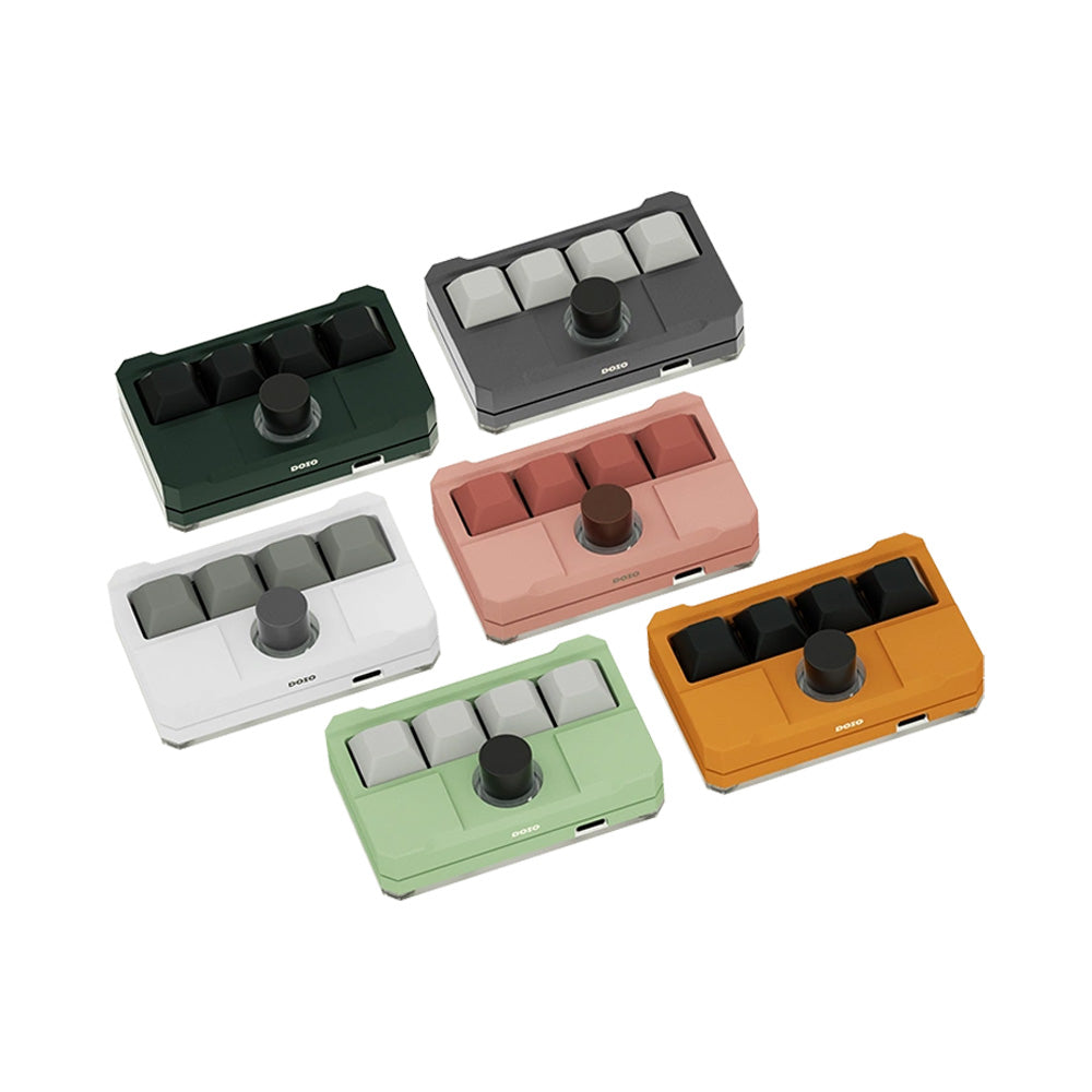 DOIO 4 Keys + Knob Programmable Macropad