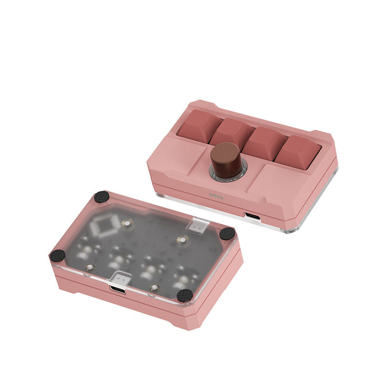 DOIO 4 Keys + Knob Programmable Macropad