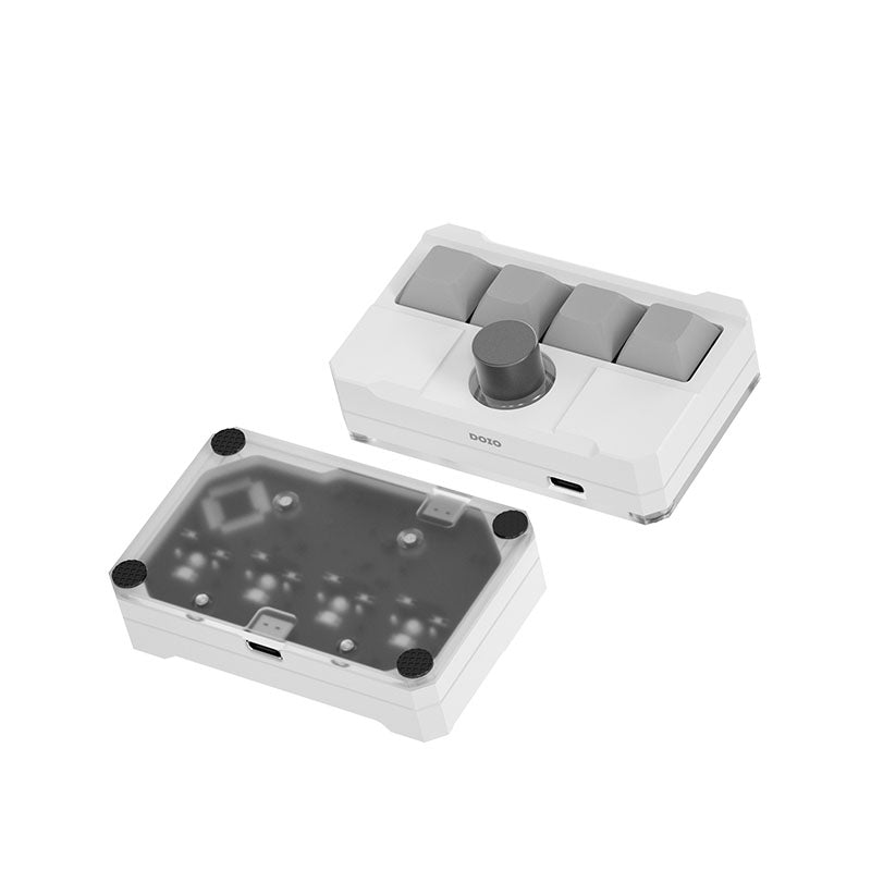 DOIO 4 Keys + Knob Programmable Macropad