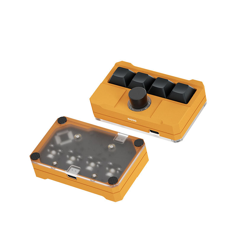 DOIO 4 Keys + Knob Programmable Macropad