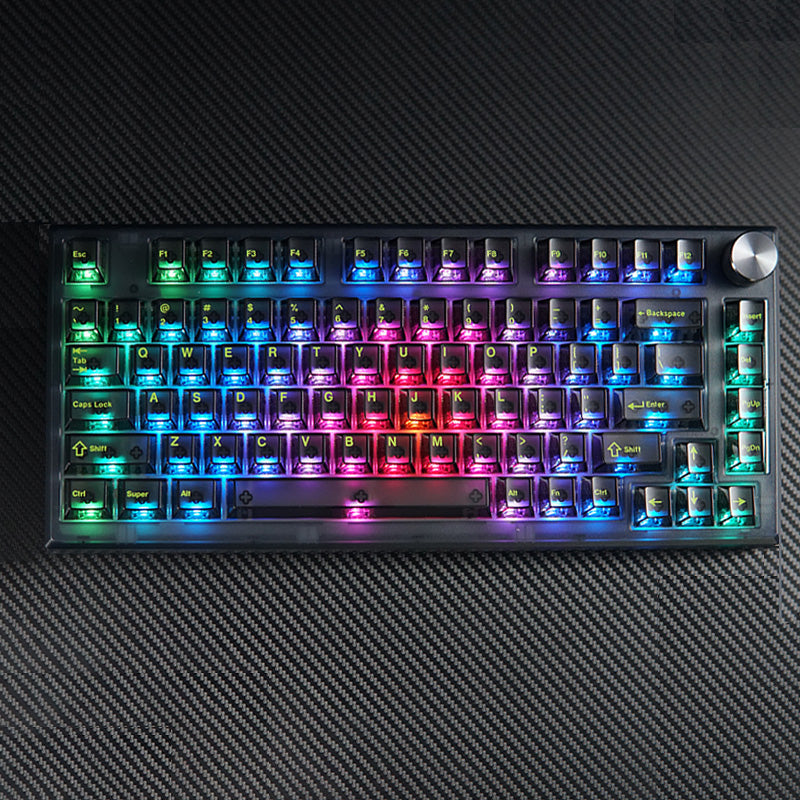 FL Esports - MK750 Gasket 75% Transparent Custom Mechanical Keyboard