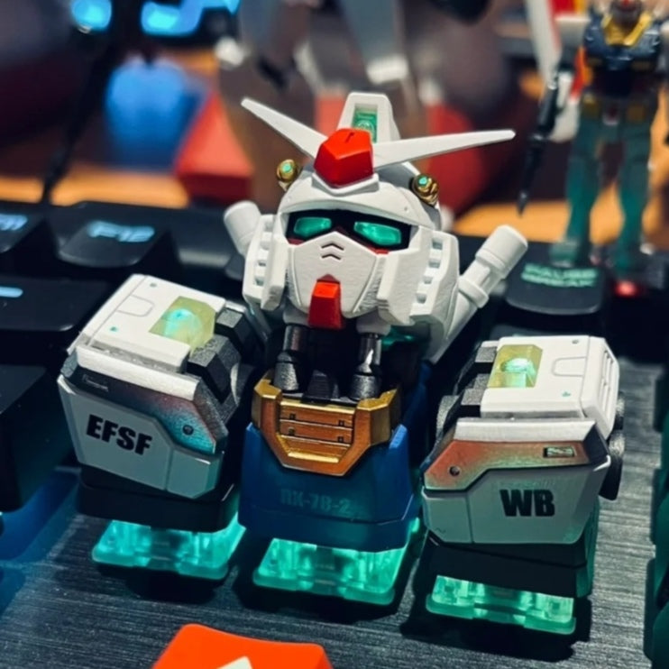 3D Gundam Artisan Keycap