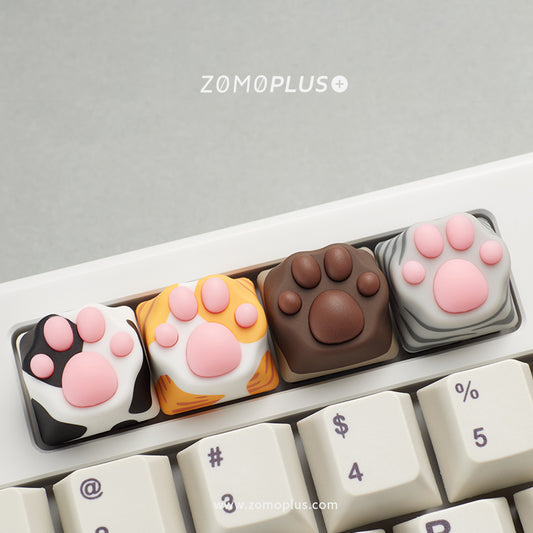 Zomo Multi-Color Kitty Paw Keycap