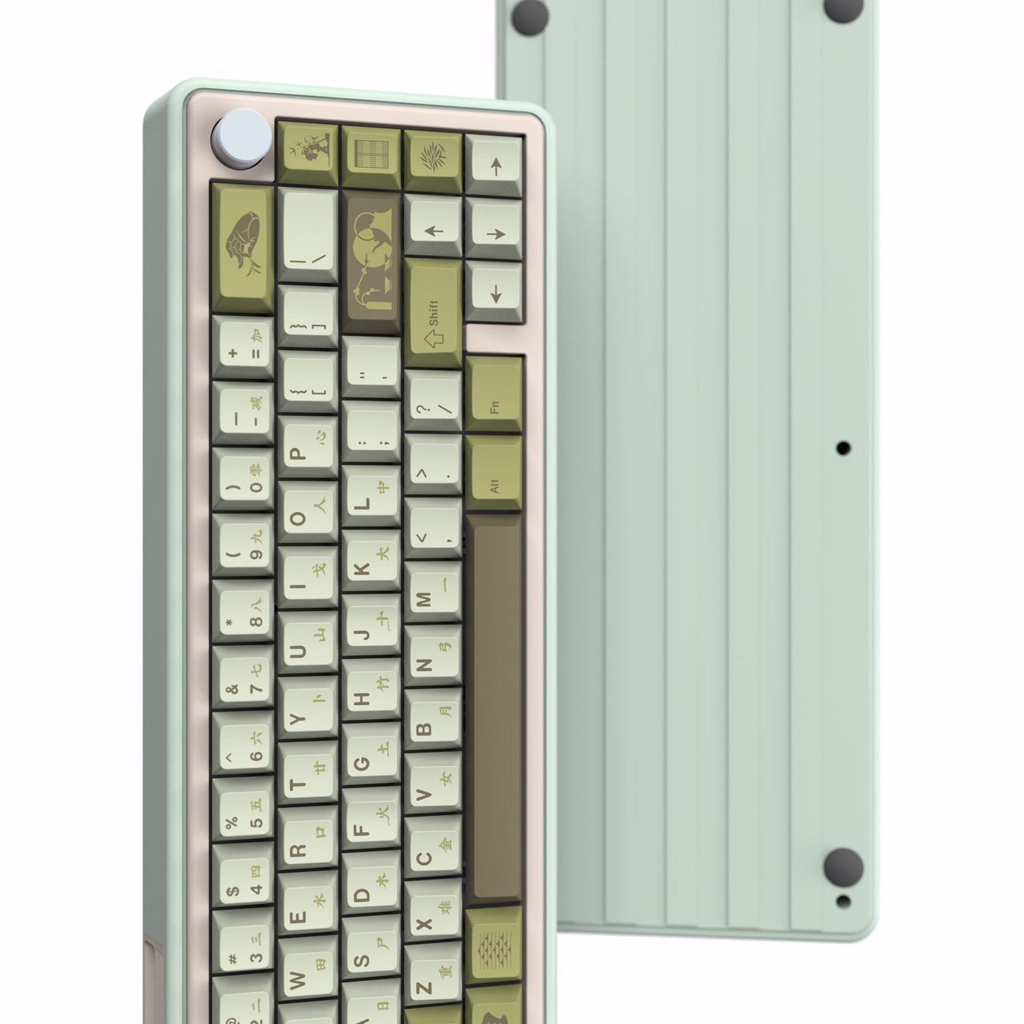 Zouya LMK67 QMK Aluminum Mechanical Keyboard Barebone