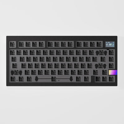 FinalKey V81 Plus 75% Gasket Aluminum Mechanical Keyboard Barebone with LCD screen