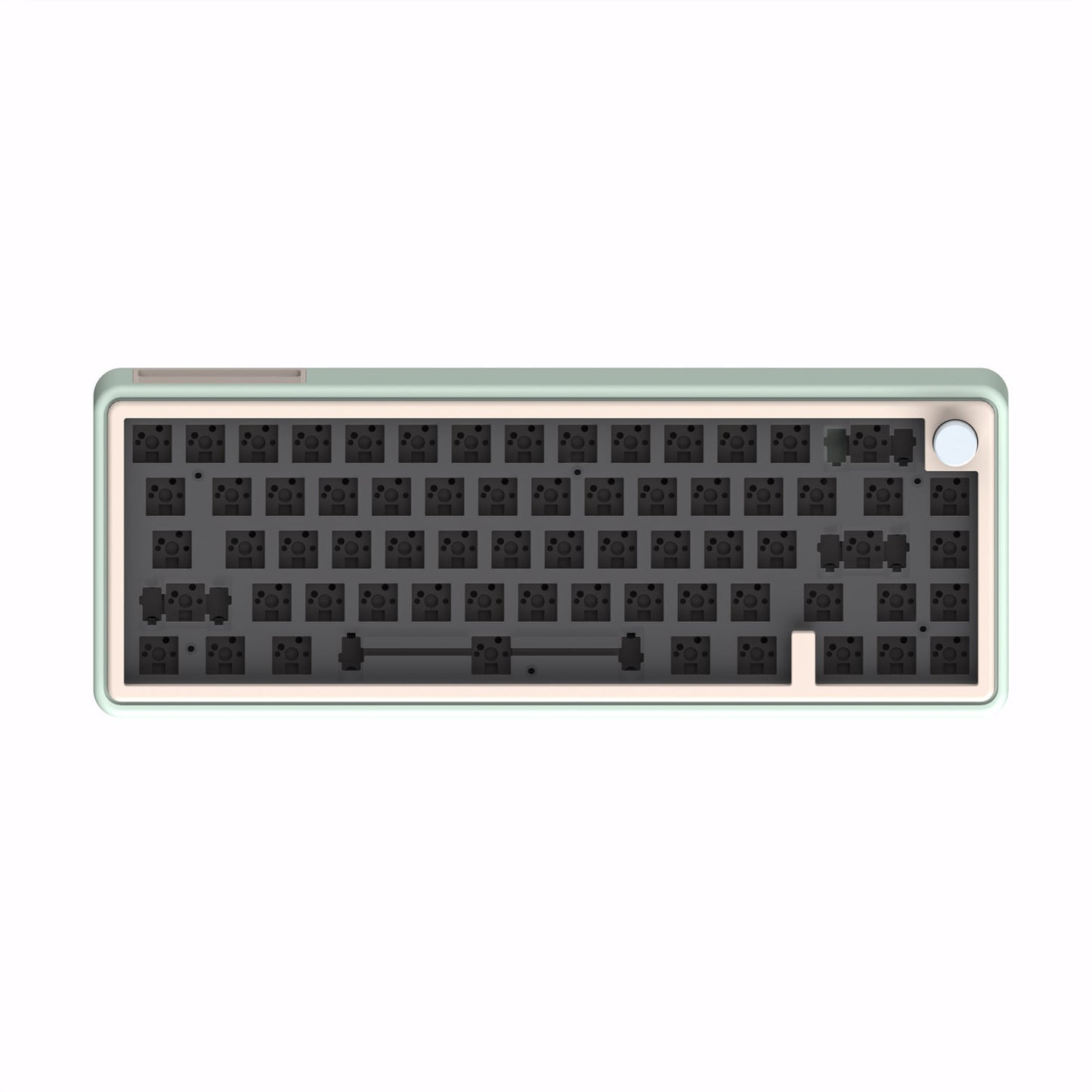 Zouya LMK67 QMK Aluminum Mechanical Keyboard Barebone