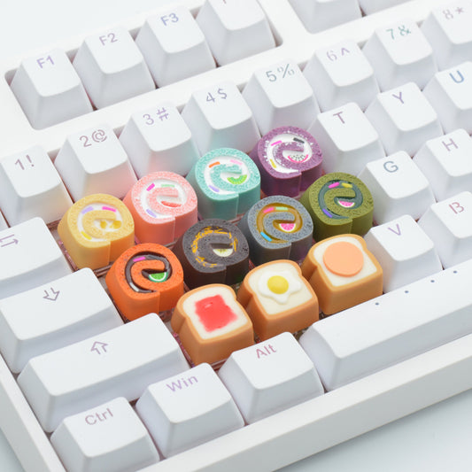 Swiss Roll Dessert Artisan Keycap