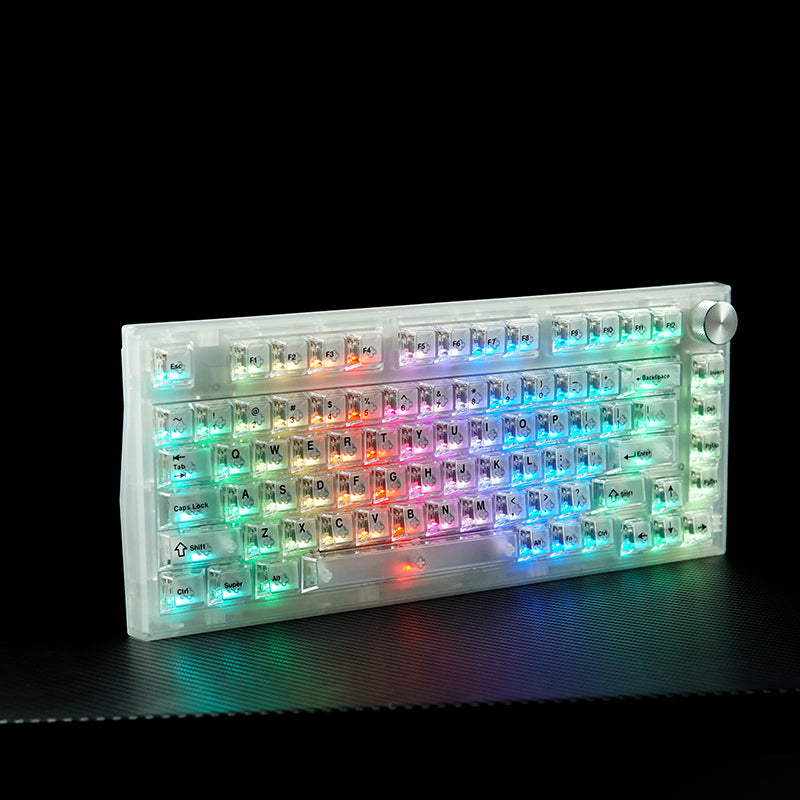 FL Esports - MK750 Gasket 75% Transparent Custom Mechanical Keyboard