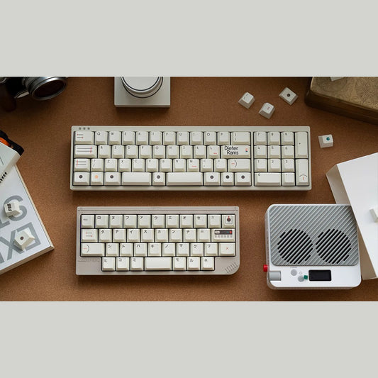 FBB T52 Dieter Rams Keycap Set, Cherry Profile, Dye Sub PBT Key Cap