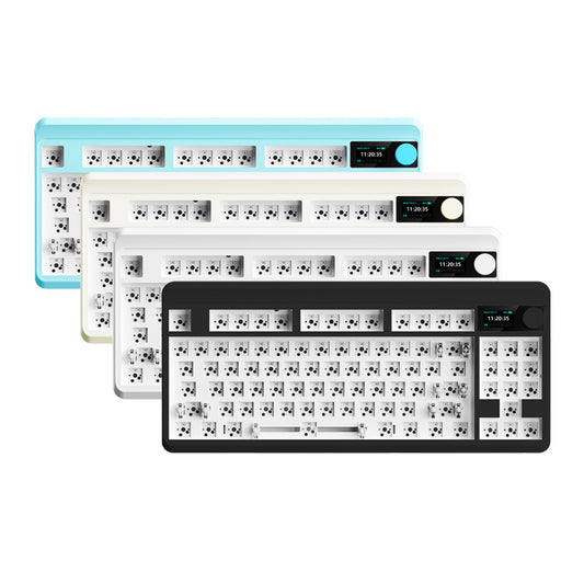 iBlancod YK830 Pro TKL Mechanical Keyboard with Knob & Screen Barebone