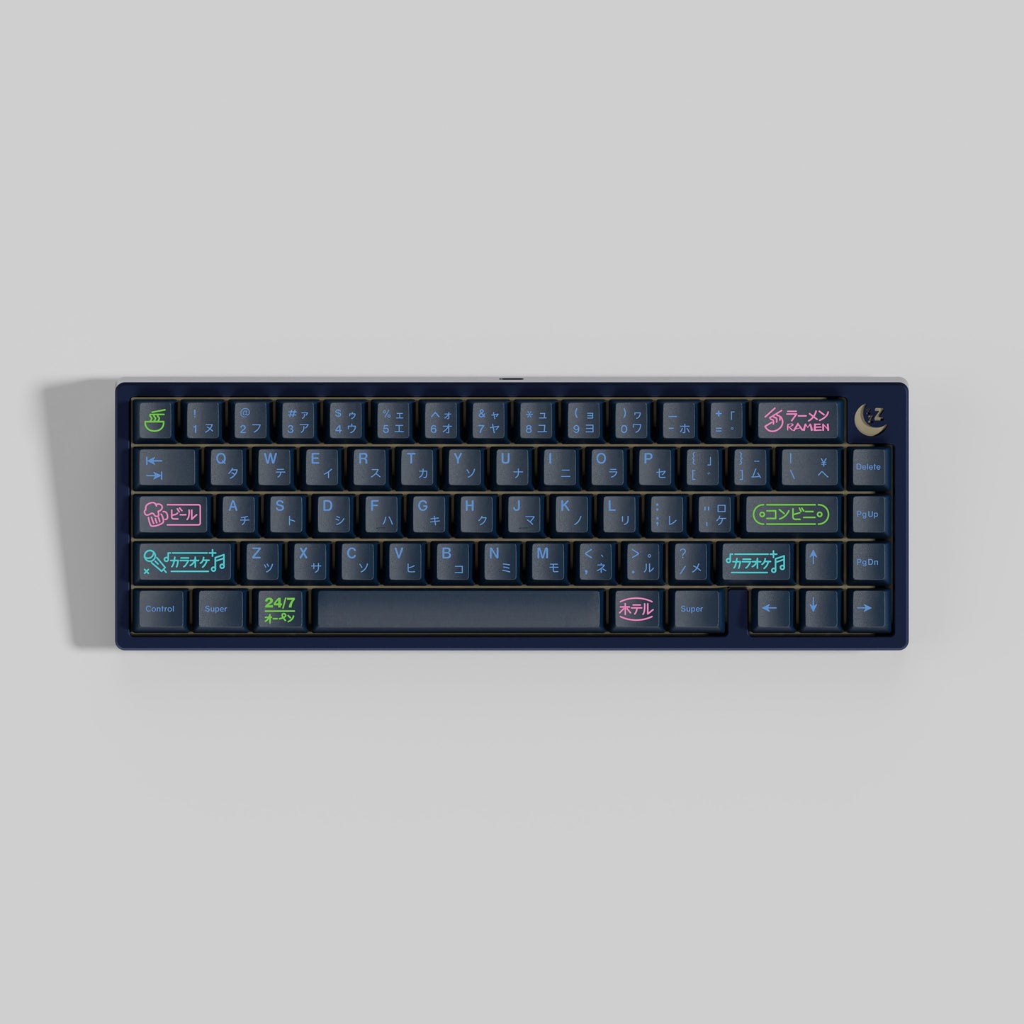 GMK Nightlife Keycap Set, Cherry Profile, Dye Sub PBT Key Cap