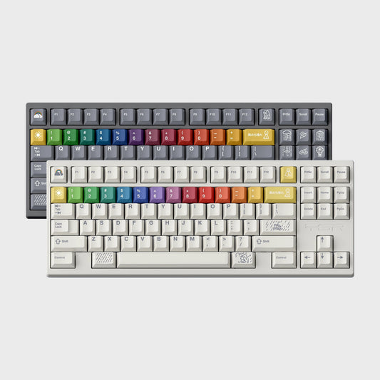 FBB After the Rain Dark/Light Keycap Set, Cherry Profile, Dye Sub PBT Key Cap