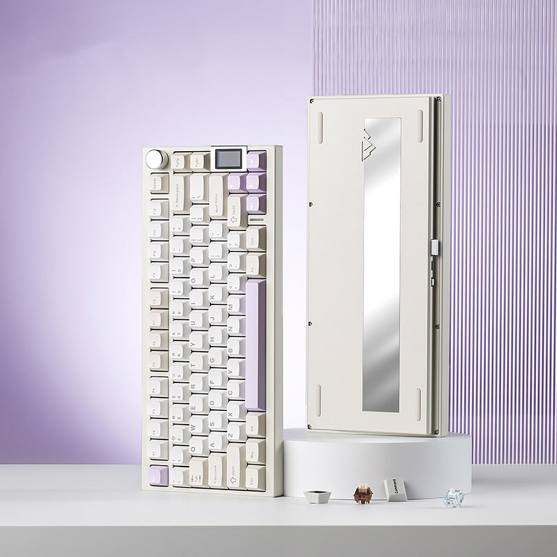 Yunzii AL80 QMK/VIA Aluminum LCD Mechanical Keyboard