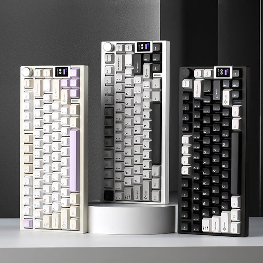 Yunzii AL80 QMK/VIA Aluminum LCD Mechanical Keyboard