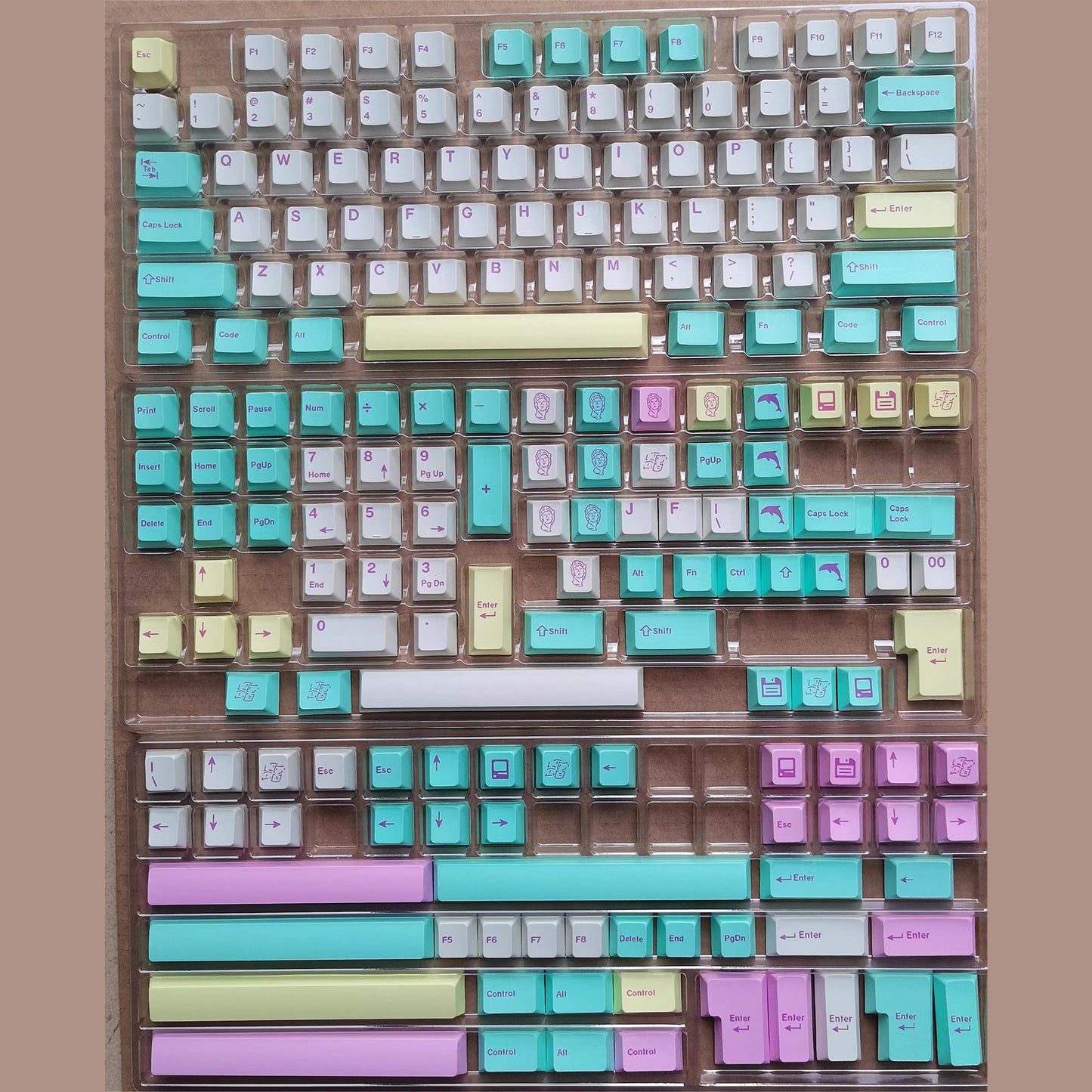 GMK CYL Analog Dreams 2 Keycap Set, Cherry Profile, Dye Sub PBT Key Cap