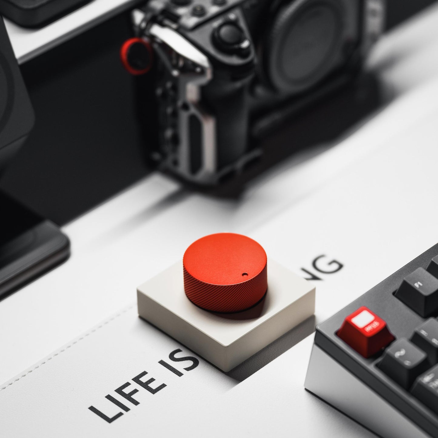 CNC Aluminum Wireless Media Knob