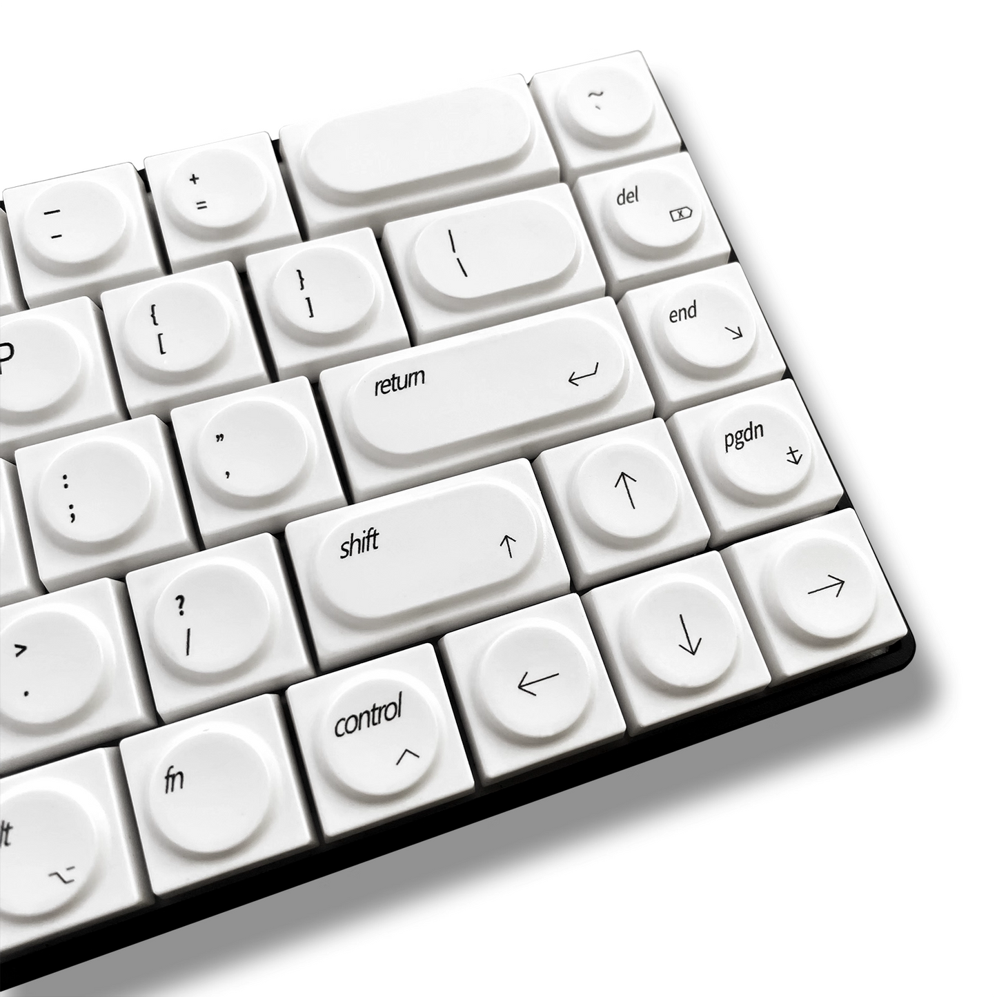 Apple Style Keycap Set, Building Block Style, Dye Sub PBT