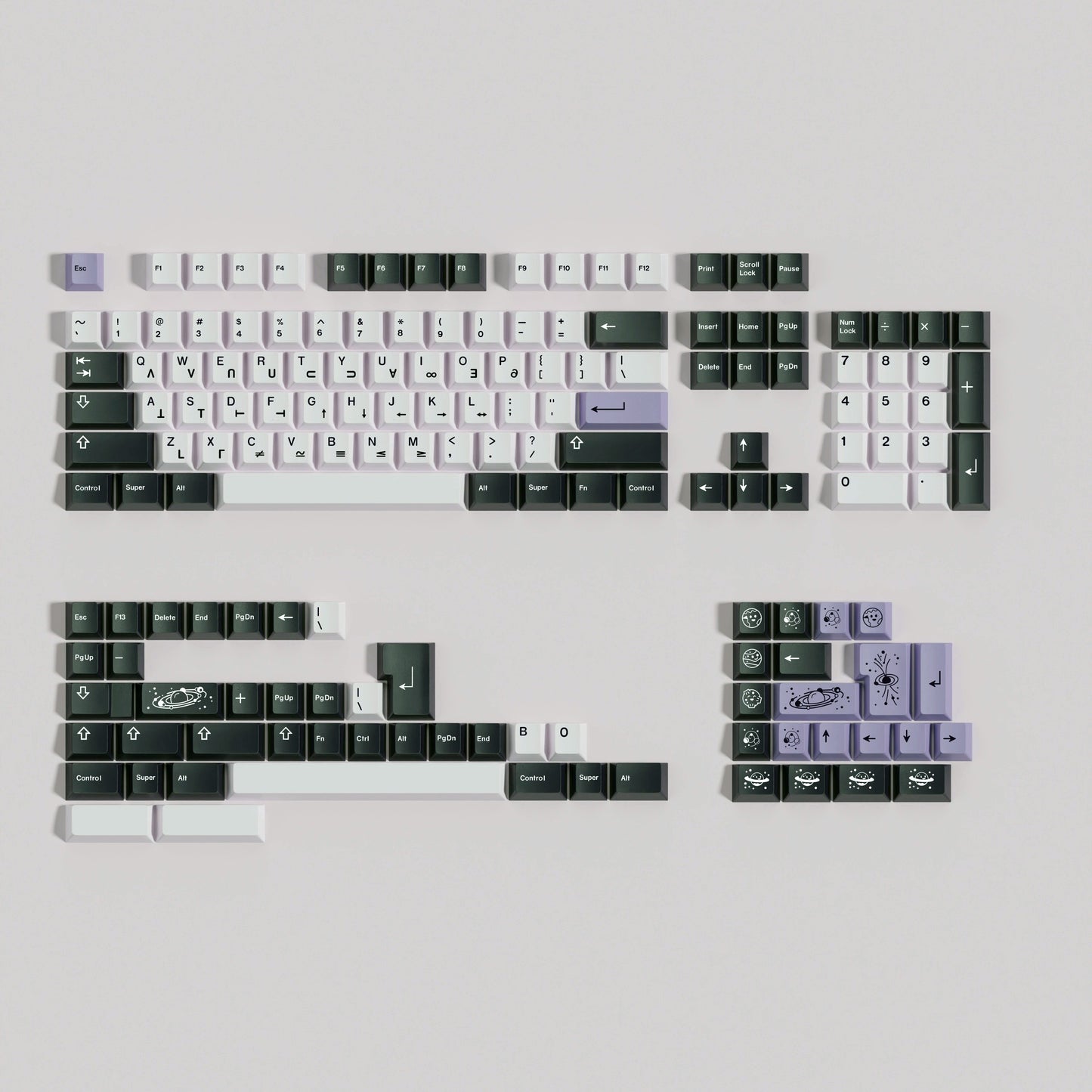 GMK Astraeu Keycap Set, Cherry Profile, Dye Sub PBT Key Cap