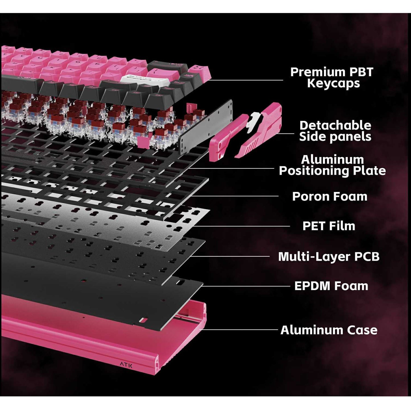 ATK RS6/Ultra Aluminum HE Magnetic Gaming Keyboard