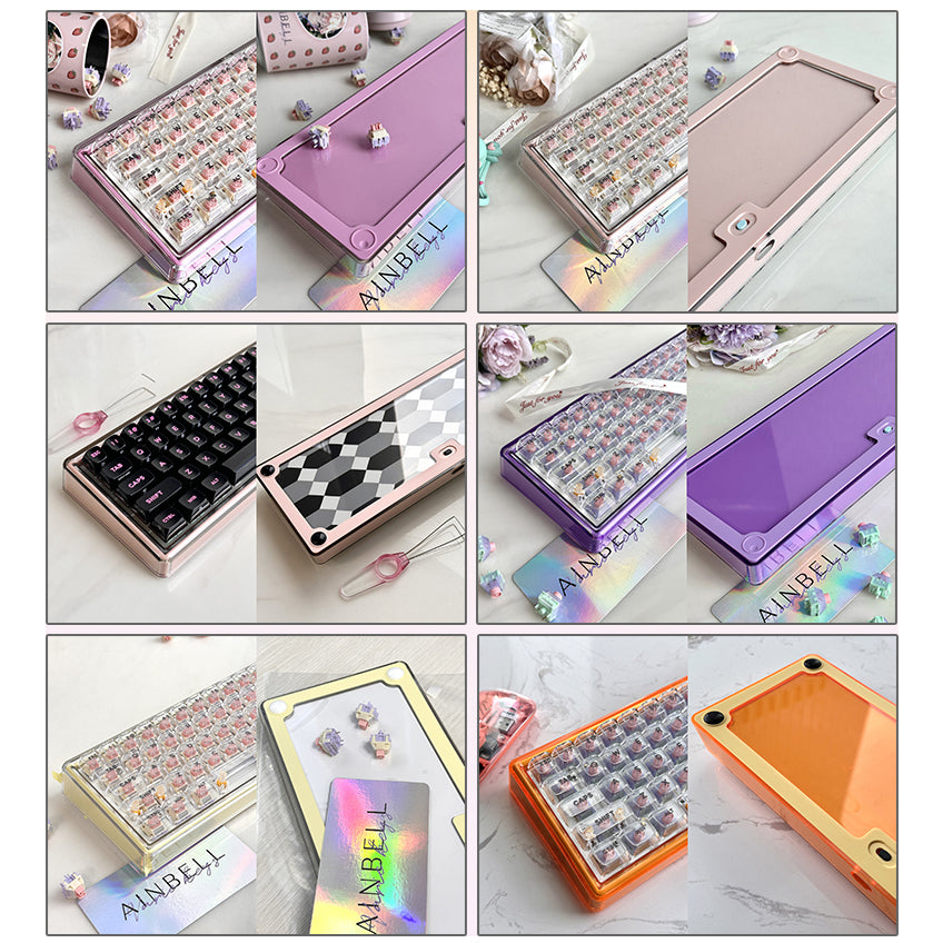 Ainbell Base68 (Flower) Cute Custom Design Keyboard