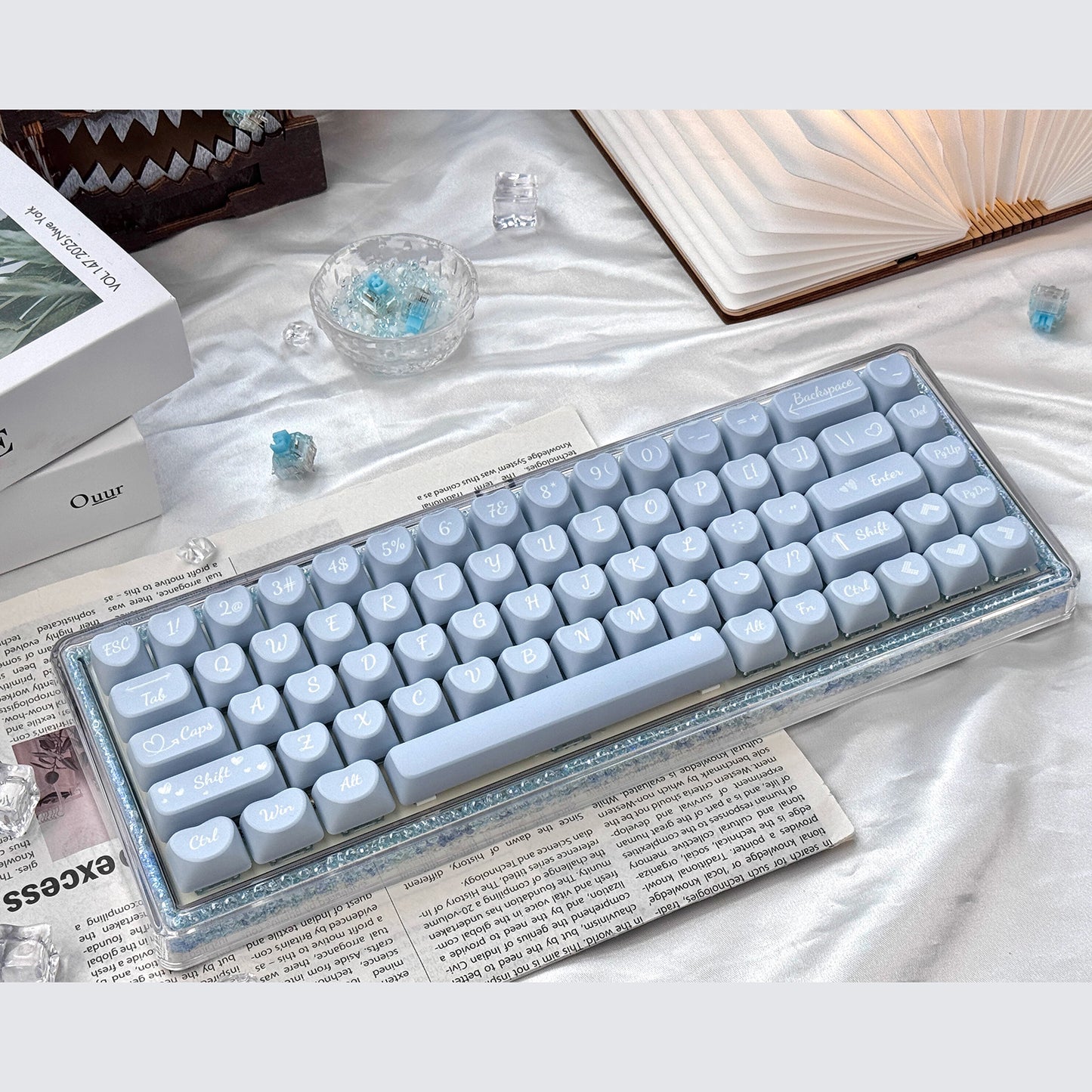 Ainbell Base68 (Bubble Beads) Cute Custom Design Keyboard
