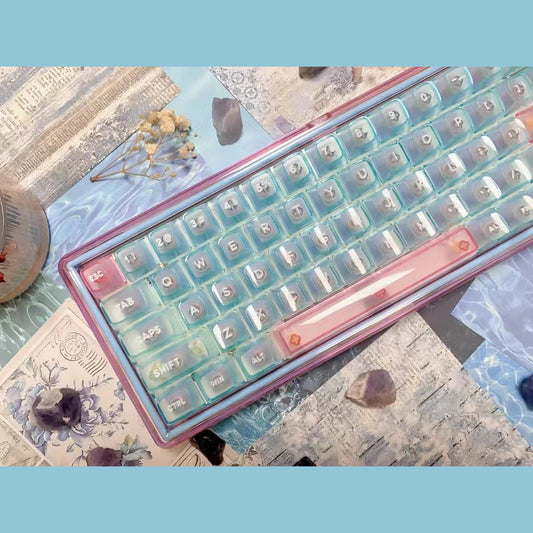 Ainbell Base68 Ocean Blue Themed Cute Custom Design Keyboard