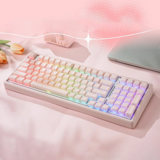 Ainbell Base99 (Baby Pink) Cute Custom Design Keyboard