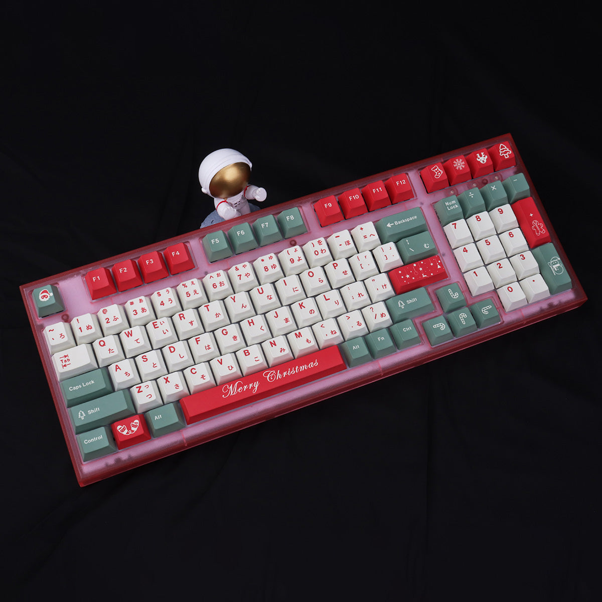 Christmas Theme Keycap Set, Cherry Profile, PBT Dye Sub Key Cap