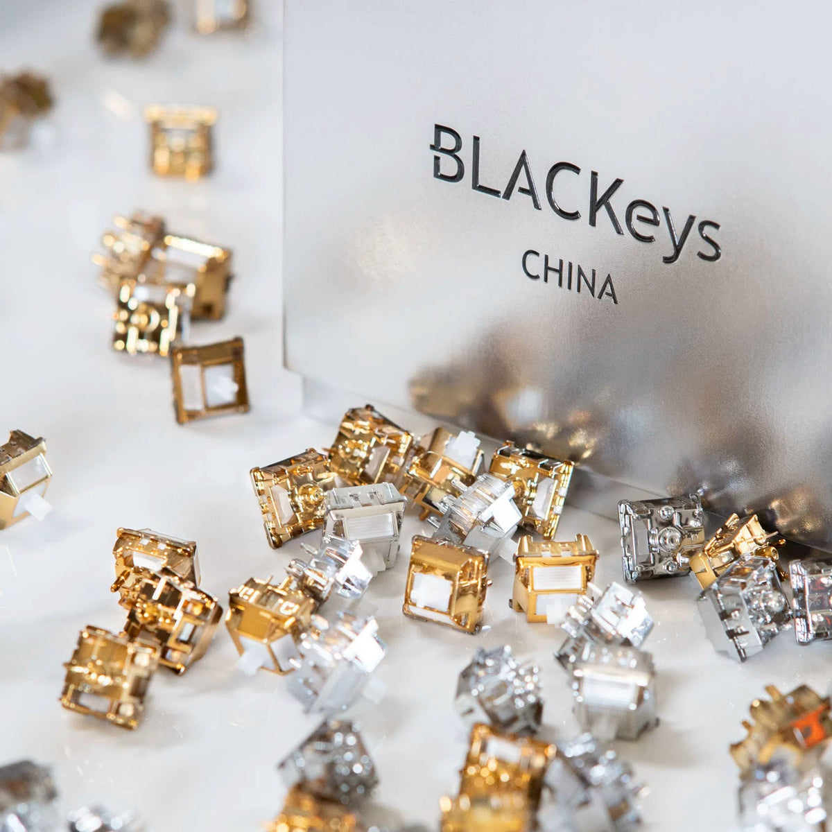 BLACKeys Gold Plated Switches