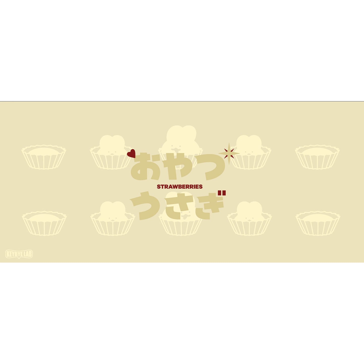 Bunny Berry Cute Keycap Set, Cherry Profile, Dye Sub PBT + PC Transparent Key Caps