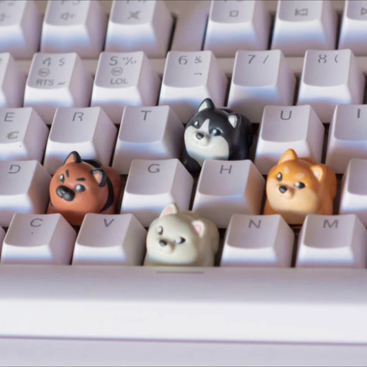 Cute Shiba Dog Artisan Keycap