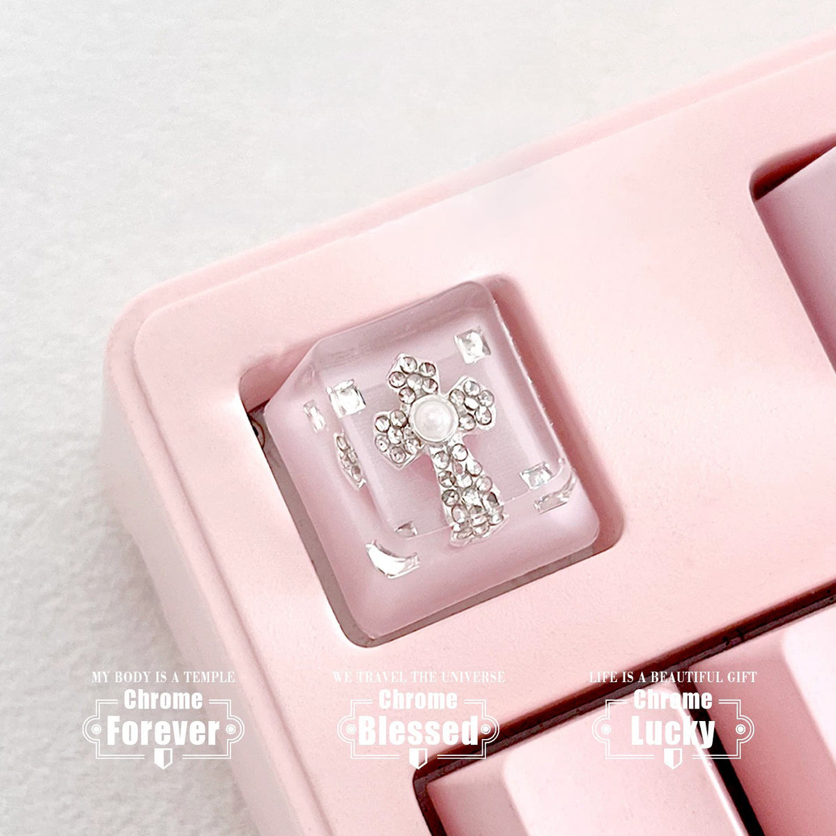 Chrome Hearts Style Cute Artisan Keycap