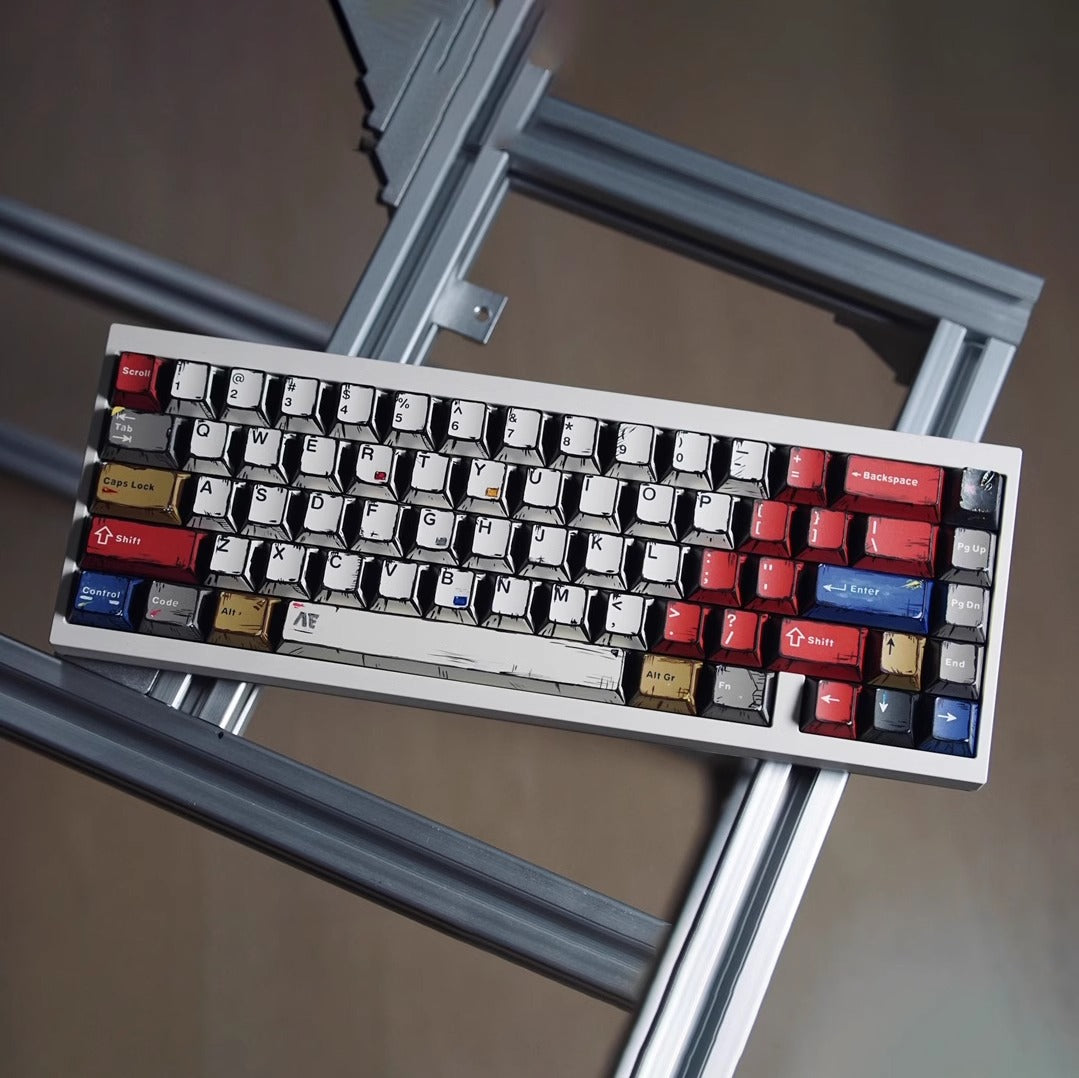 Comics Mixed Lights Keycap Set, Cherry Profile, PBT Dye Sub Key Cap