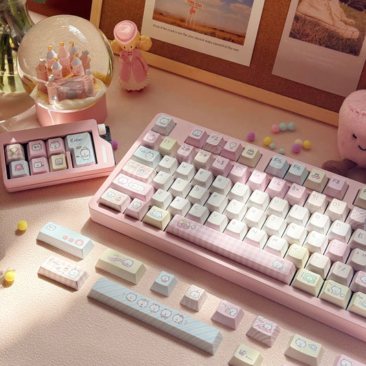 Bear Cute Keycap Set, Cherry Profile, Dye Sub PBT