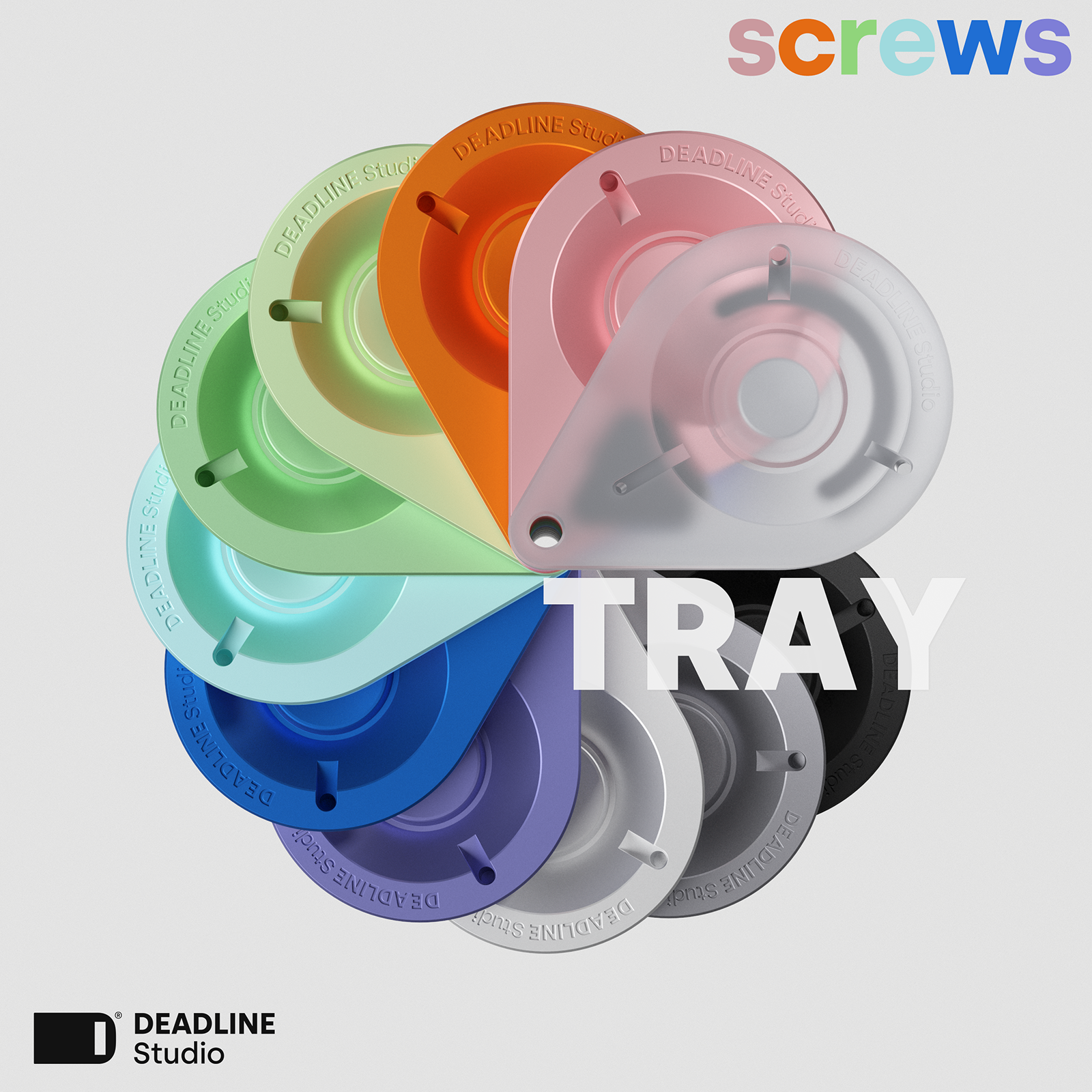 Deadline Tray V2 CNC Aluminum Screw Tray – Nouvolo