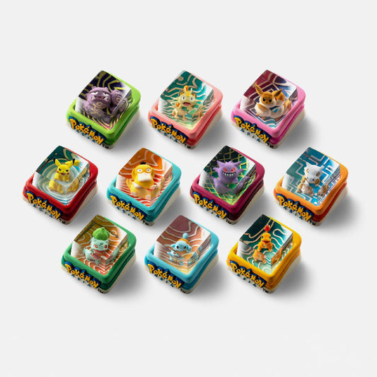 Pokémon Artisan Keycaps by Dwarf Factory