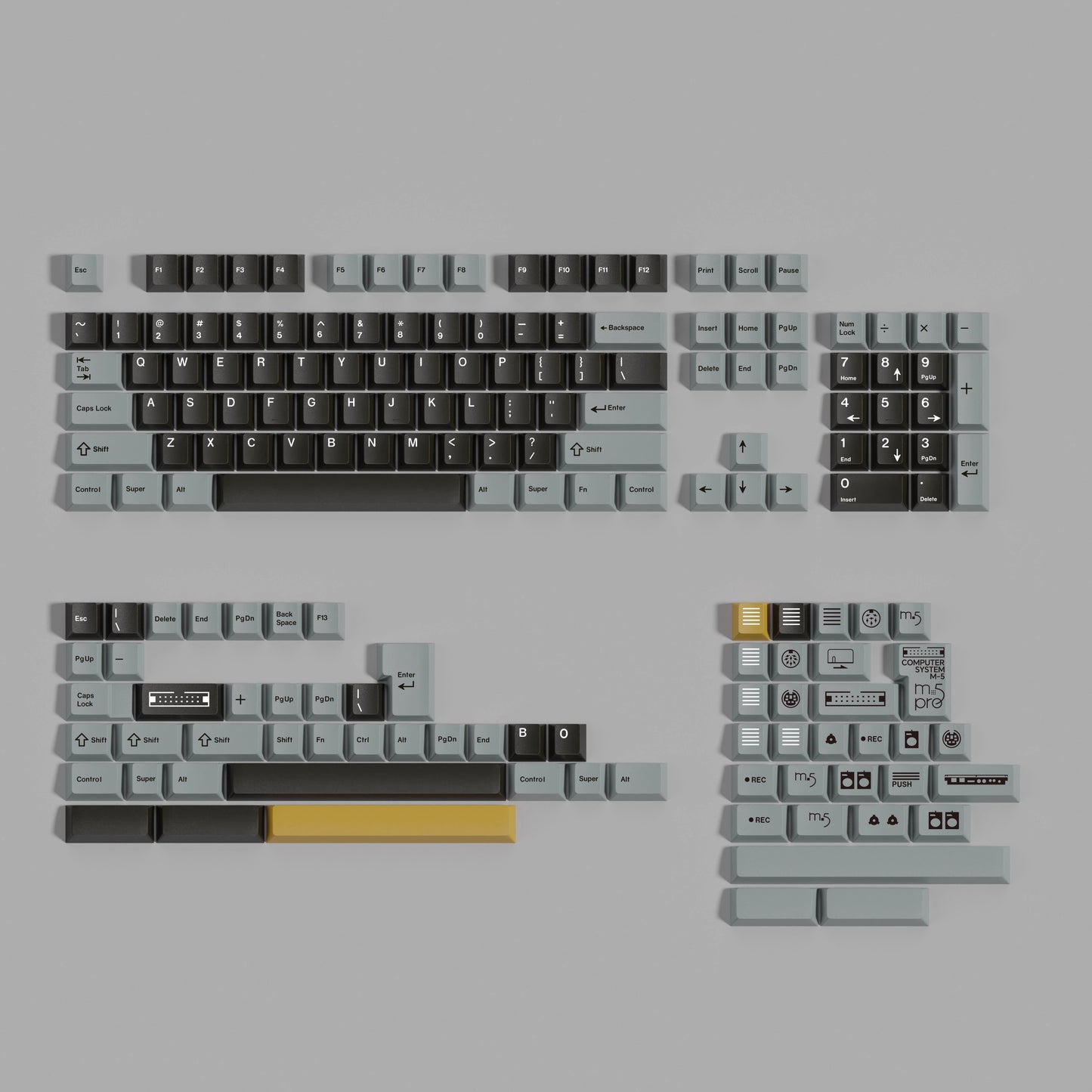DMK M5 Keycap Set, Cherry Profile, Dye Sub PBT