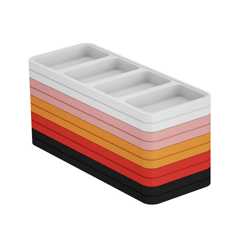 CNC Aluminum Stackable Accessories Rectangular Tray