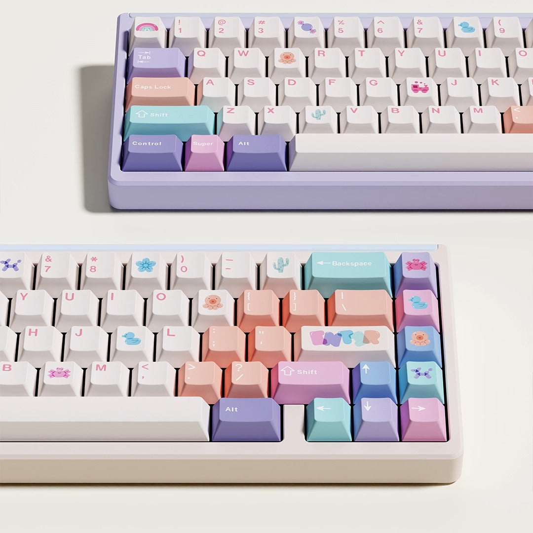 Et Studio Color Balloons Cute Keycap Set, Cherry Profile, Dye Sub PBT Key Cap