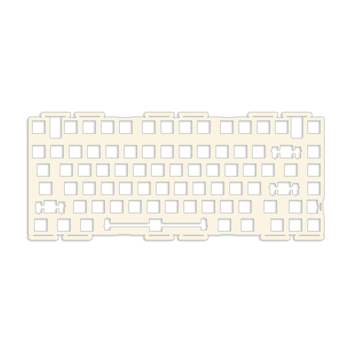 Evo75 Custom Mechanical Keyboard Switch Plate