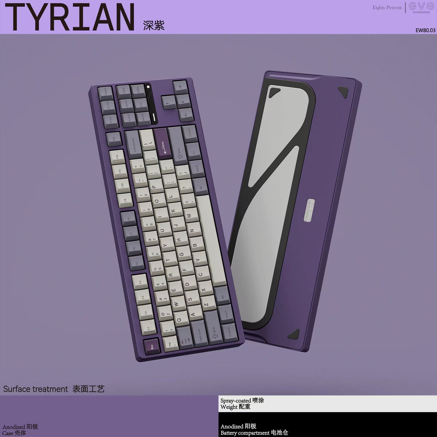 Evo80 Custom Mechanical Keyboard